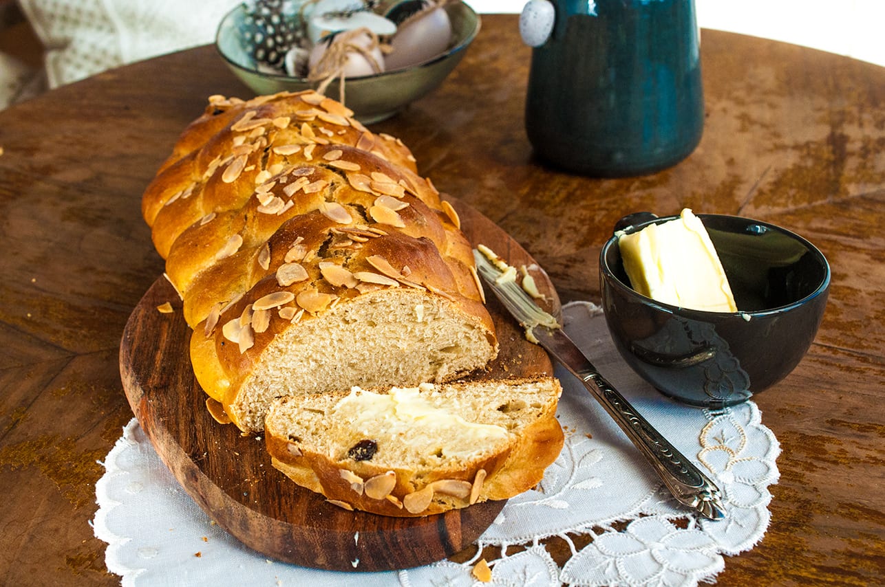 Recept na kváskovú vianočku