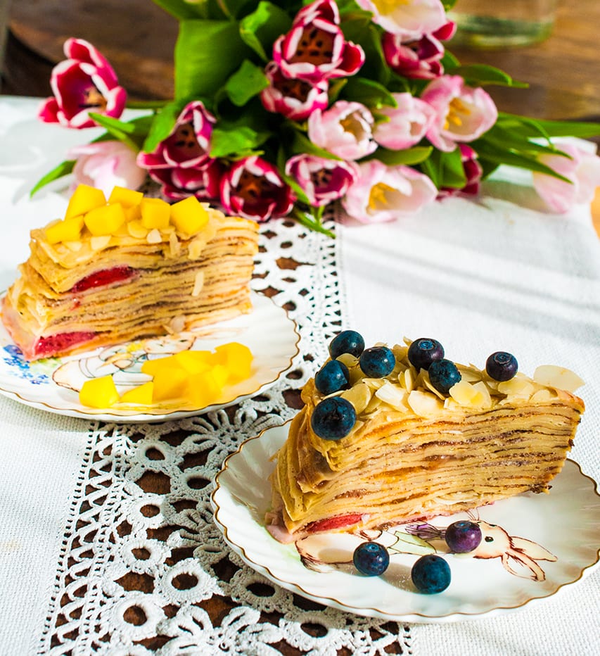 recept na palacinkovú tortu