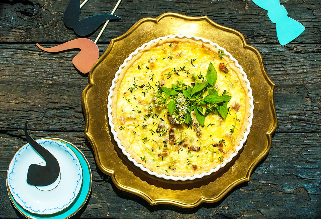 pravý francúzsky slaný quiche recept