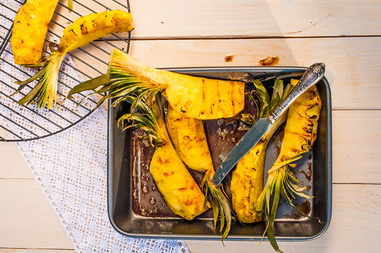 grilovaný ananás recept