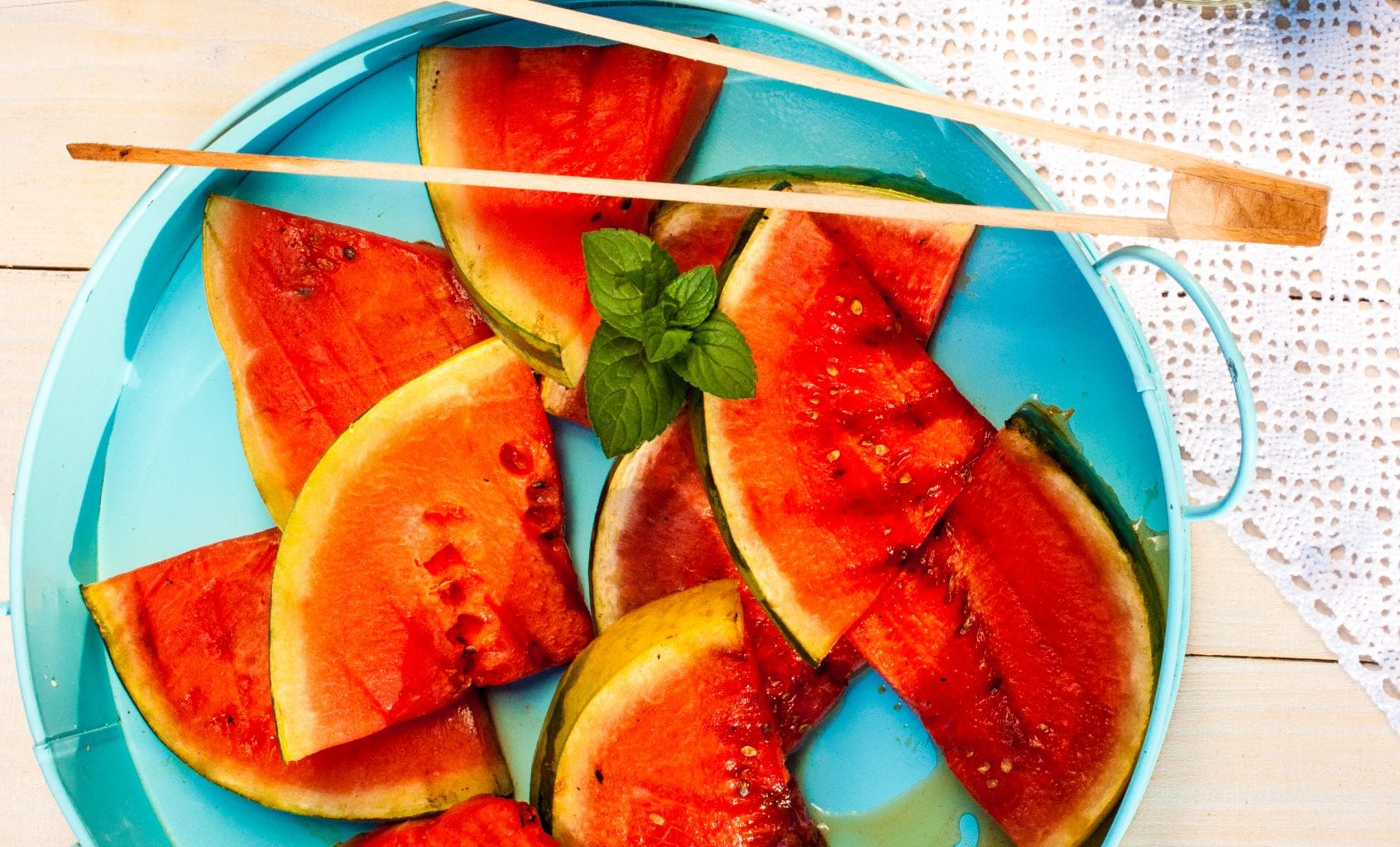 grilovany melon recept