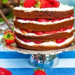 jahodová torta s mascarpone