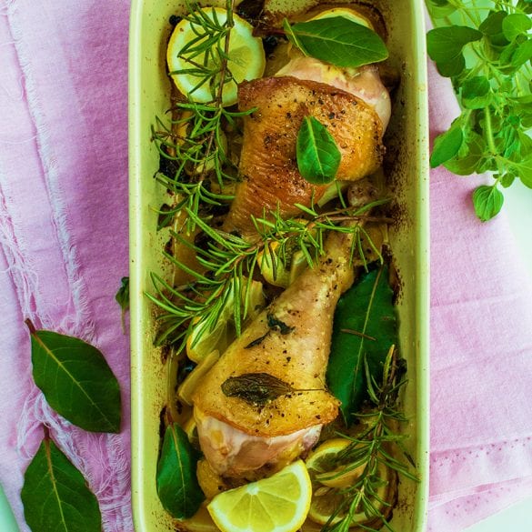 pečené kuracie nožičky recept