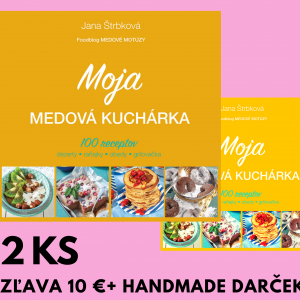 Jana Štrbková: Moja medová kuchárka 2 ks akcia