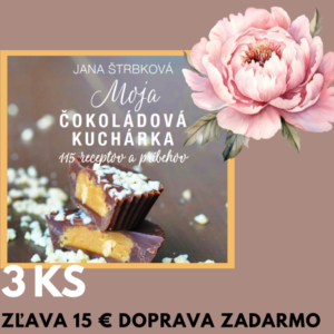 Moja čokoládová kuchárka 3 ks
