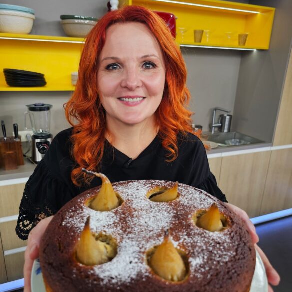 Hruškový koláč recept